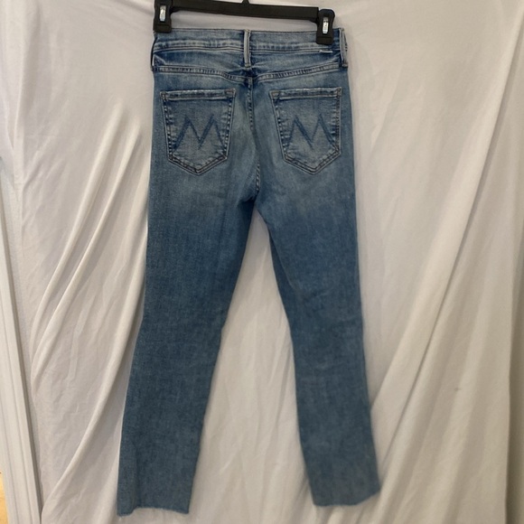 MOTHER The Rascal Ankle Fray in Bonfire Lighting Size 26 flawed see pic - Picture 11 of 16